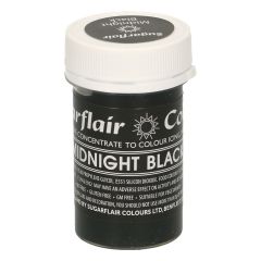 Sugarflair Paste Colour Pastel MIDNIGHT BLACK 25g