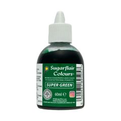Sugarflair Flüssigfarbe Supergrün 60ml