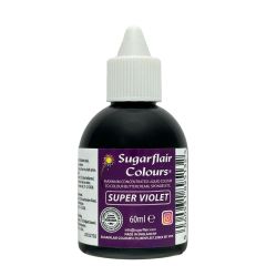 Sugarflair Flüssigfarbe Super Violett 60ml