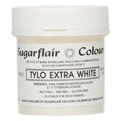 Sugarflair Tylo Polvere Extra White 50g