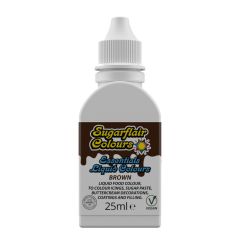 Sugarflair Liquid Colour Brown 25 ml  