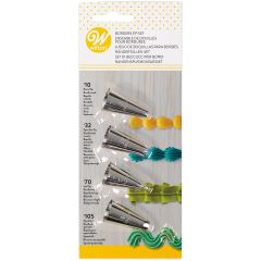 Wilton Borders Tip Set/4
