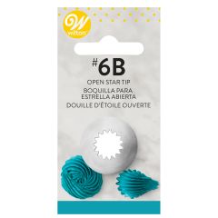 Wilton Douille #6B Open Star Carded
