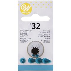 Wilton Douille #032 Open Star Carded