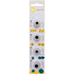 Wilton Douille Set Large #010, #012, #021, #032