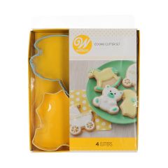 Wilton Cookie Cutter Baby Theme set/4
