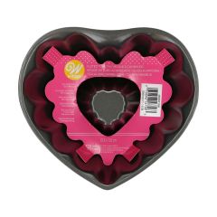 Wilton Sartén Corazón de Tubo Acanalado 20cm