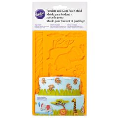 Wilton Stampo Fondant&Pasta Gomma Animali Giungla