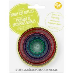 Wilton Doppelseitige Ausstechformen Rund Set/6