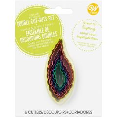 Wilton Doppelseitige Ausstechformen Blatt Set/6