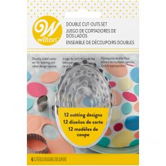 Wilton Doppelseitige Ausstechformen Oval Set/6
