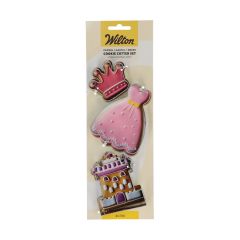 Wilton Cookie Cutter Crown - Castle - Dress set/3