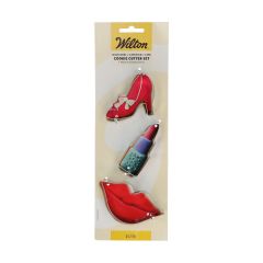Wilton Cortador de Galletas Tacón Alto - Pintalabios - Labios set/3