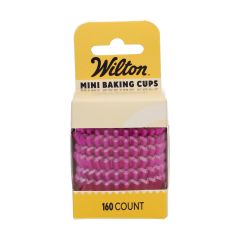 Wilton Mini Metallic Baking Cups Rose set/160