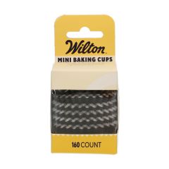Wilton Mini Baking Cups Noir set/160