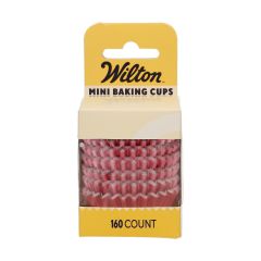 Wilton Mini Metallic Baking Cups Or Rosé set/160