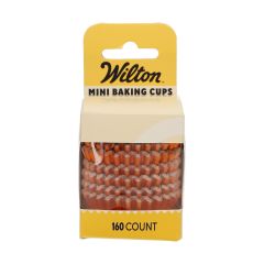 Wilton Mini Metallic Baking Cups Orange set/160