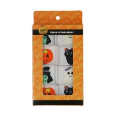 Wilton Sugar Decorations Happy Halloween set/8