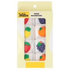Wilton Sugar Decorations Summer Fruits set/8