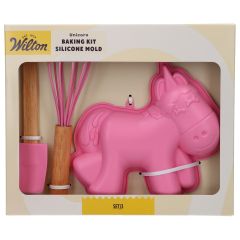 Wilton Baking Kit Silicone Mould Unicorn Set/3