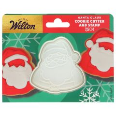 Wilton Cookie Cutter with Stamp Santa Claus 7,5cm
