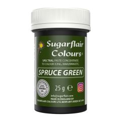 Sugarflair Paste Colour Spruce Green 25g