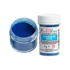 Sugarflair Blossom Tint Dust Caribbean Blue 5g