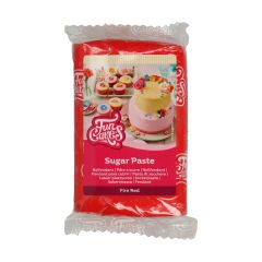 FunCakes Fondant Fire Red 250g