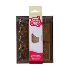 FunCakes Chocolate Decoration Festive Star set/8