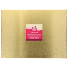 FunCakes Cake Board Oblong Gold 40x30cm