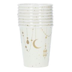 Folat Paper Cups Eid Mubarak 250ml pk/8