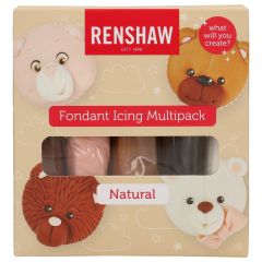 Renshaw Fondant Multipack Natural Colours 5x100g