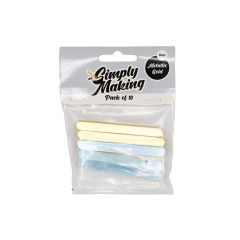 Simply Making Cakesicle Sticks Mirror Gold 76mm pk/10