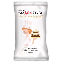 SmartFlex Fondant White Velvet White Chocolate Flavour 1kg
