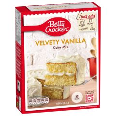 Betty Crocker Velvety Vanilla Cake Mix 425g