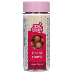 FunCakes Candy Choco Pearls Large Copper 70g