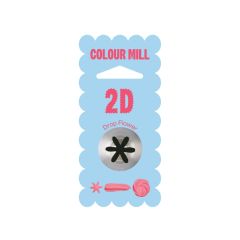 Colour Mill Piping Tip 2D Drop Flower