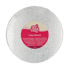 FunCakes Cake Board Round Silver Ø22,5cm
