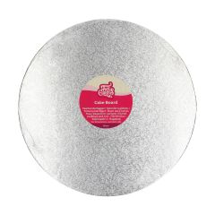 FunCakes Cake Board Round Silver Ø33cm