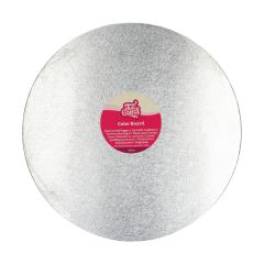 FunCakes Cake Board Round Silver Ø35cm