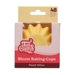 FunCakes Bloom Baking Cups Pastel Yellow pk/48