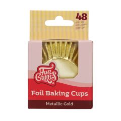 FunCakes Foil Baking Cups Metallic Gold pk/48