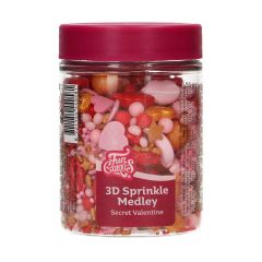 FunCakes 3D Sprinkle Medley Secret Valentine 70g