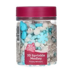 FunCakes 3D Sprinkle Medley Frosty Winters 70g
