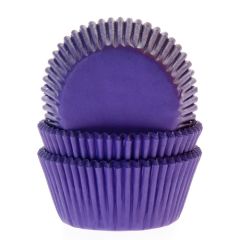 House of Marie Baking Cups Purple/Violet pk/48