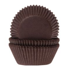 House of Marie Baking Cups Brown pk/48