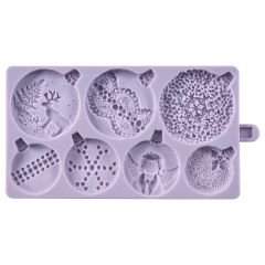 Karen Davies Silicone Mould Christmas Baubles
