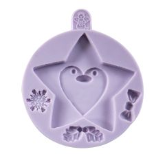 Karen Davies Silicone Mould Star Penguin