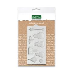 Katy Sue Silicone Mould Miniature Let it Snow