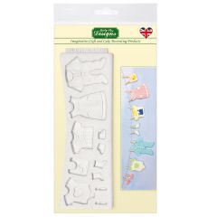 Katy Sue Silicone Mould Baby Clothes Washing Line